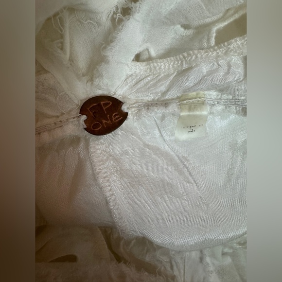 Free People Bella Note Eyelet Babydoll Dress Size Small. E37 - Picture 14 of 17